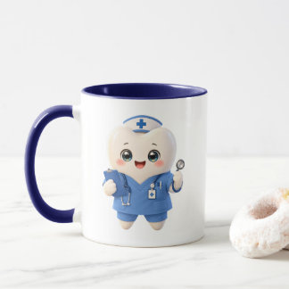Cute Tooth Nurse Coffee Mug | Dental Gift