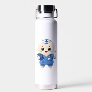 Cute Tooth Nurse Water Bottle Dental Gift