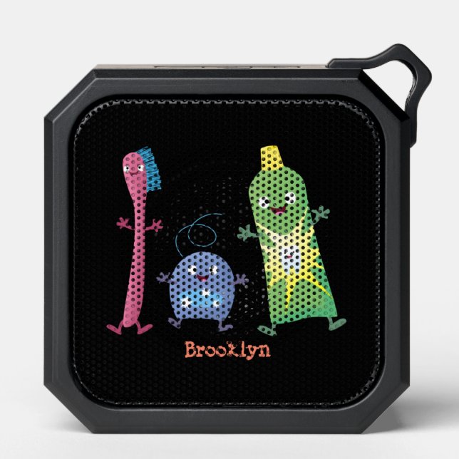 Cute toothbrush toothpaste dental floss cartoon bluetooth speaker (Front)