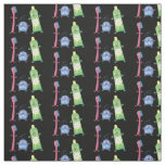 Cute toothbrush toothpaste dental floss cartoon fabric