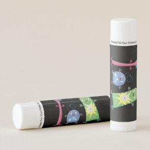 Cute toothbrush toothpaste dental floss cartoon lip balm