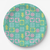 Classic Trolls, Hair Pattern Paper Plates