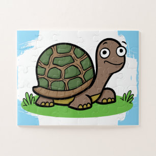 Cute Tortoise Cartoon Jigsaw Puzzle
