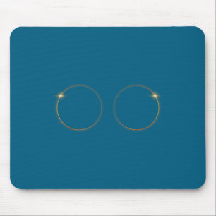 Cute Total Solar Eclipse Totality April Mouse Pad