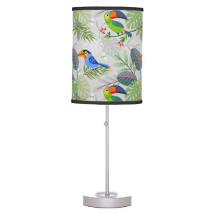 Cute Toucan bird, Everybirdy Pattern, Watercolors Table Lamp