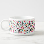 cute toucan bird tropical illustration bowl