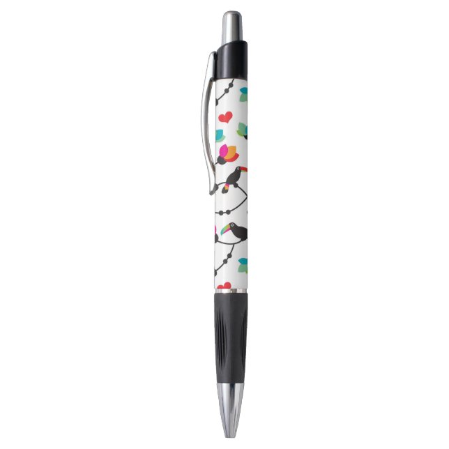 cute toucan bird tropical illustration pen (Top (Vertical))