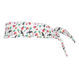 cute toucan bird tropical illustration tie headband