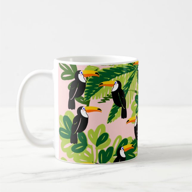 Cute Toucan Coffee Mug (Left)