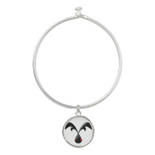 Cute Tough Bunny Boxer Rabbit Bangle Bracelet