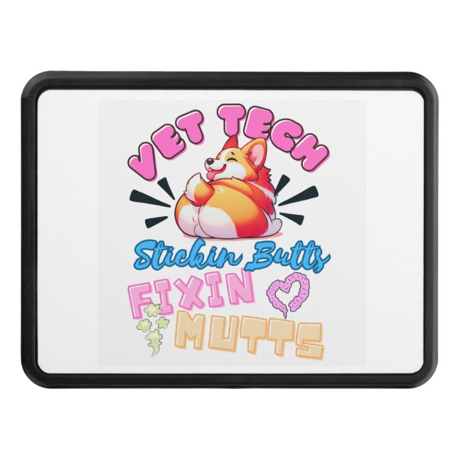 cute tow hitch,unny receiver,fun trailer hitch cover (Front)