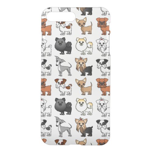 Cute Toy Dog Breed Pattern iPhone 8 Plus7 Plus Case