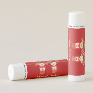 Cute Traditional Chinese Couple Wedding Favors Lip Balm