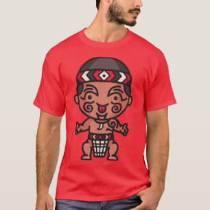 Cute Traditional Maori toon T-Shirt