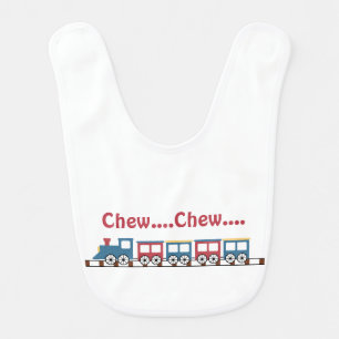 Cute Train Baby Bib