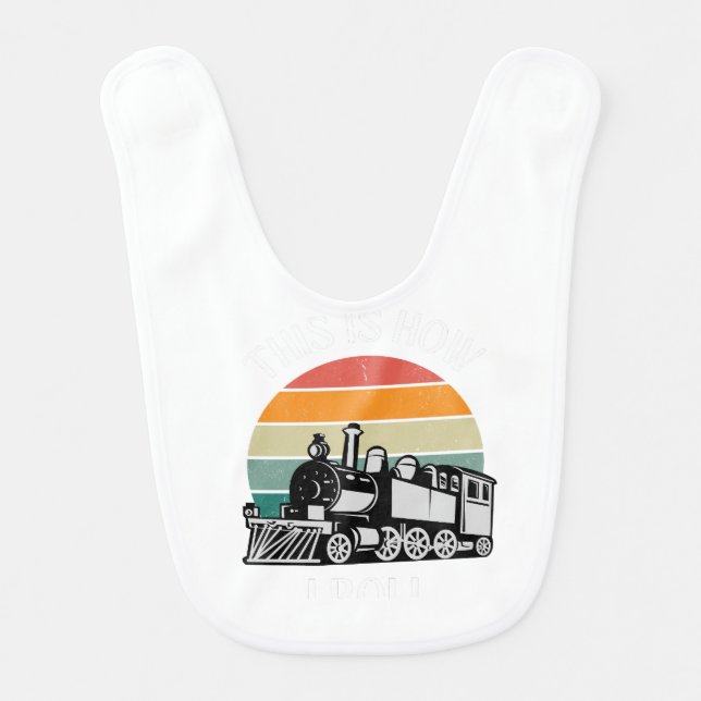 Cute Train Bib (Front)