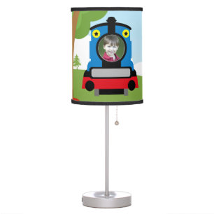 Cute train table lamp