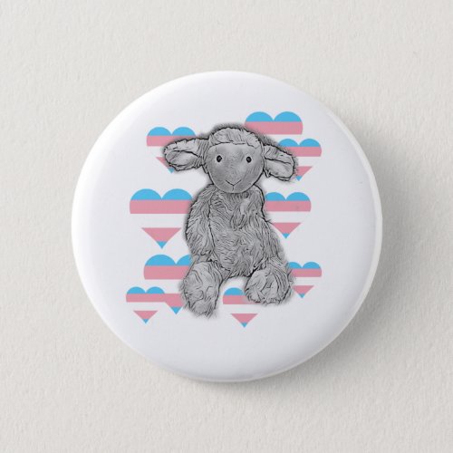 Cute Trans Lamb Button