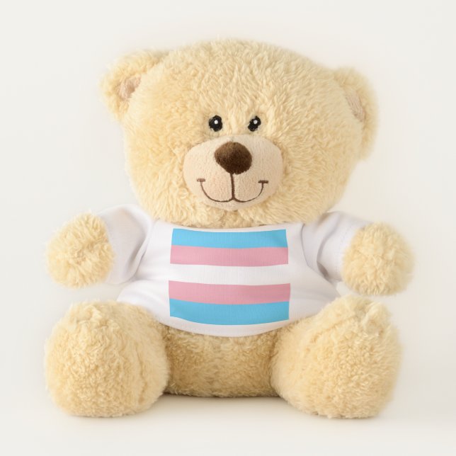 Cute Trans Teddy Bear (Front)