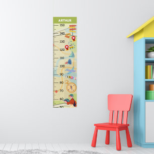 Cute Traveling Growth Chart