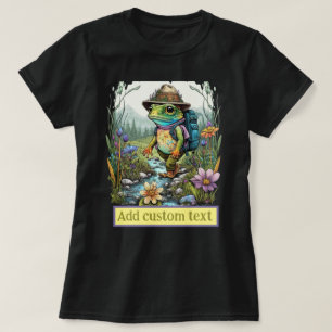 Cute Traveller frog hippie forest, Toad Lovers T-Shirt