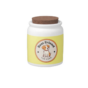 CUTE! Treat Jar - Best Friend Fur Ever - Puppy
