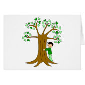 Cute Tree Hugger Design (Front Horizontal)