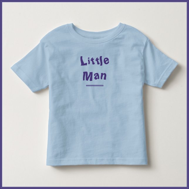 Cute Trendy Blue Little Man T-shirt (Creator Uploaded)