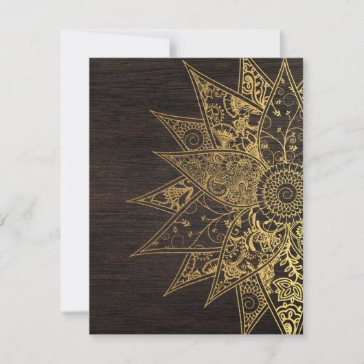 Cute trendy flower henna hand drawn design (Front)