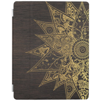 Cute trendy flower henna hand drawn design iPad smart cover
