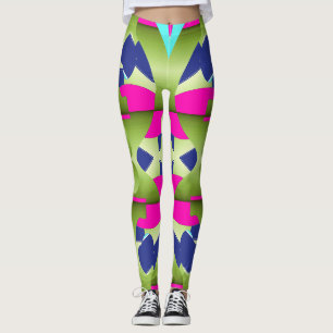 Cute trendy multicolor "Ratti_Creative_Arts" Legg Leggings