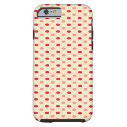 Cute Trendy  Polka Dots Tough iPhone 6 Case