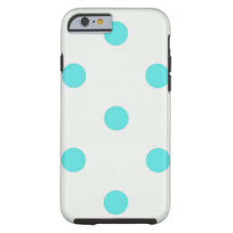 Cute Trendy Polka Dots Tough iPhone 6 Case