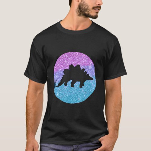 Cute Trendy Stegosaurus Dinosaur Gift For Girls Te T_Shirt