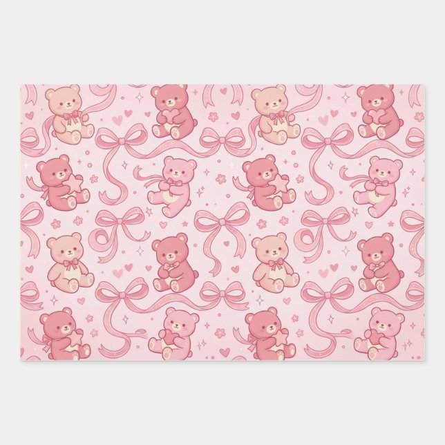 Cute trendy wrapping paper (Front)