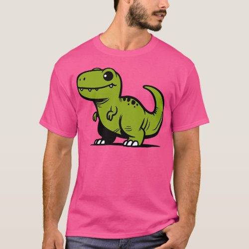 Cute TRex Dinosaur T_Shirt