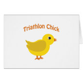 Cute Triathlon Chick (Front Horizontal)