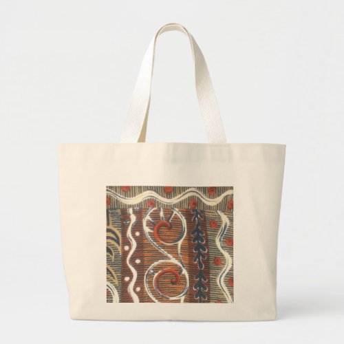Cute Tribal ethnic decorative African Product Large Tote Bag