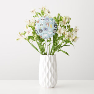 Cute Tribal Face Pattern Balloon