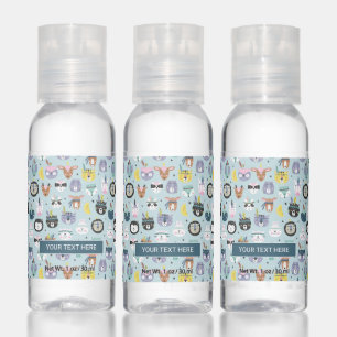 Cute Tribal Face Pattern Hand Sanitizer