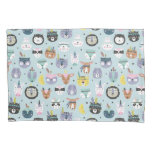 Cute Tribal Face Pattern Pillow Case