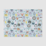 Cute Tribal Face Pattern Tissue Paper
