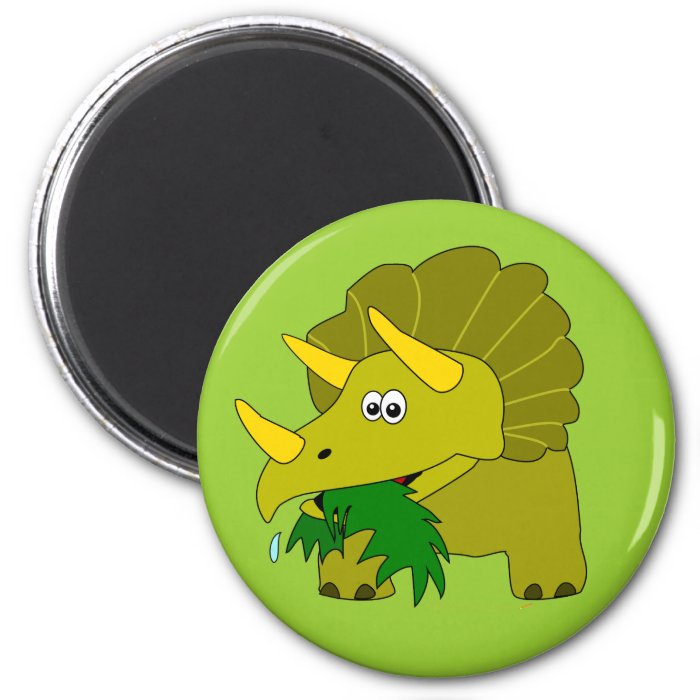 Cute Triceratops Dinosaur Kids Cool Party Favors Magnets