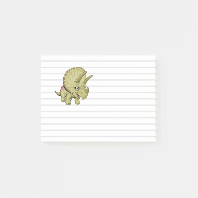 Cute Triceratops Notes (Front)