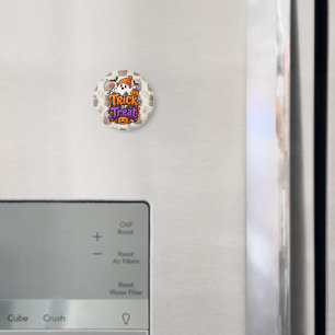 Cute Trick or Treat Ghost Halloween Magnet