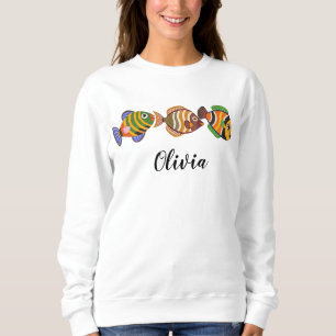 Cute Tropical Fish Sweatshirt