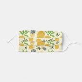 Cute Tropical Fruit Pineapple Adult Cloth Face Mask (Front, Folded)