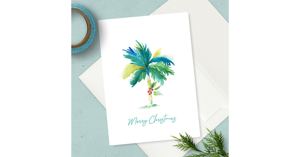 Coastal Palms Watercolor Notebook by Modern Tropical