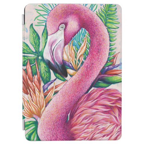 Cute Tropical Pink Flamingo IPad Smart Cover