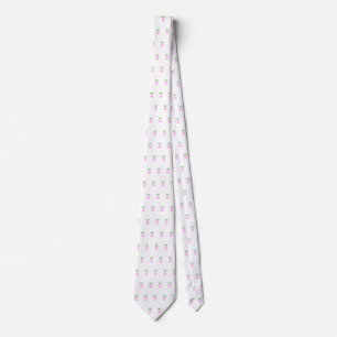 Cute Tropical Pink Pineapple Pattern Neck Tie